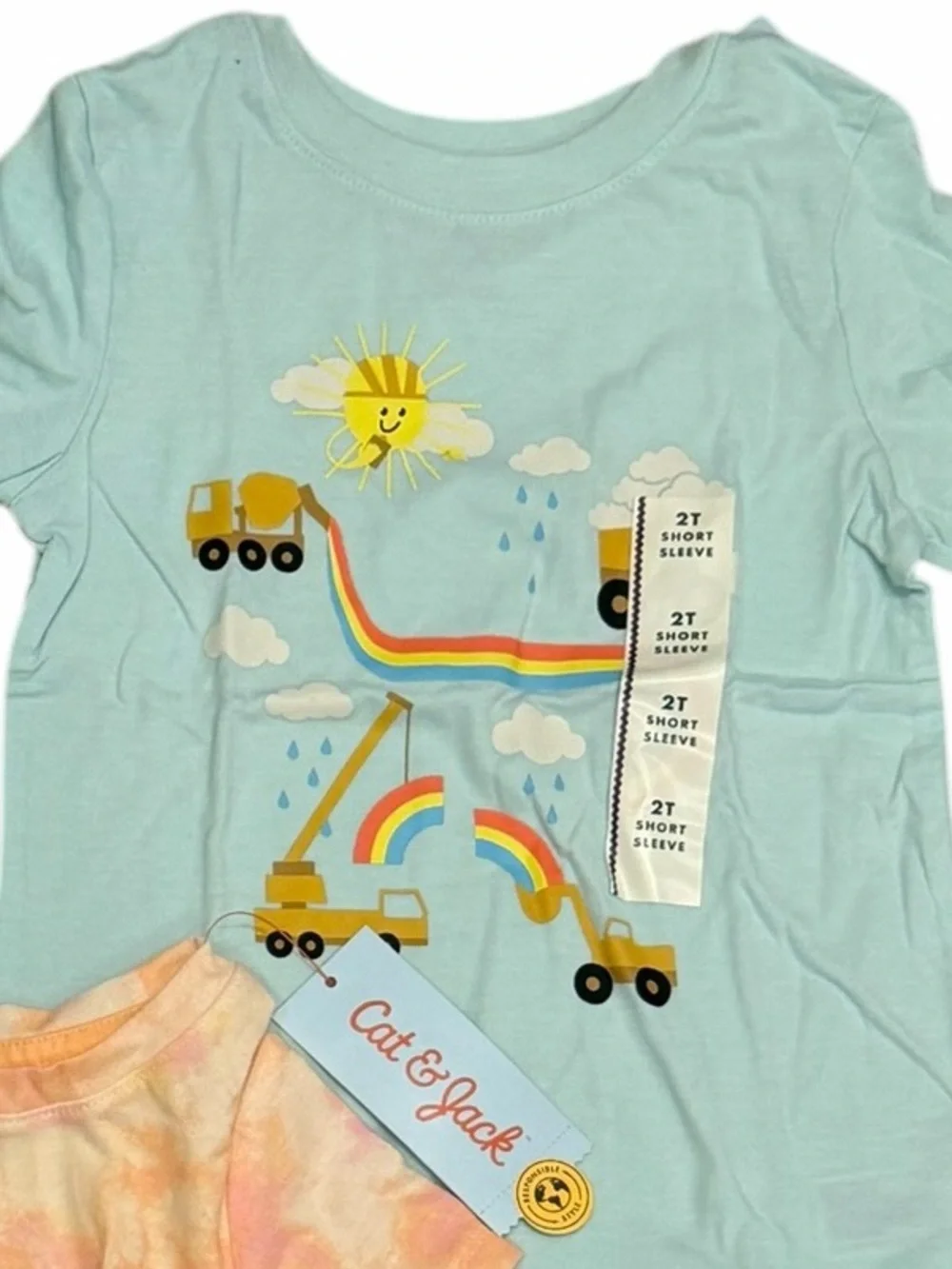 CAT & JACK Shirt Bundle Short Sleeve Long Sleeve 2T